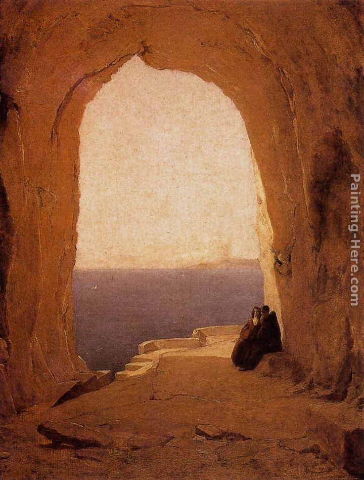 Karl Blechen Grotto in the Gulf of Naples